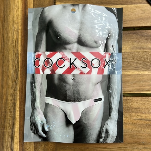 Cocksox CX12 Boxer Brief – Liberty Stripe, Contour Pouch, Small 28–30" - Picture 4 of 5